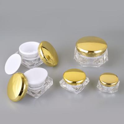 China 5g10g15g20g30g Cosmetic Jar Cosmetic Acrylic Cream Bottle Subbottling Cream Bottling for sale