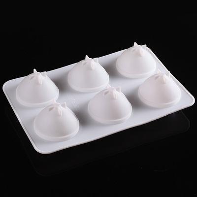 China Hot Sales Viable Viable Silicone Peach Cake Mold Birthday Cake Mousse Mold Chocolate Mold for sale