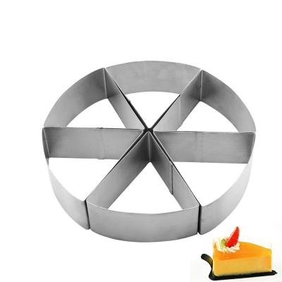 China Viable Viable Mold For Cutting Mousse Circle Of Stainless Steel Round Cake Kitchen Baking Tools for sale