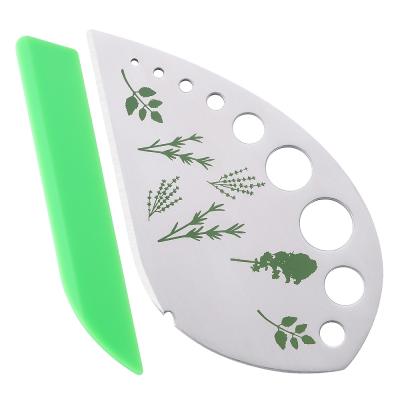 China Sustainable Hot Sale Creative 9 Hole Vanilla Cut Stainless Steel Vanilla Multifunctional Kitchen Tools Stripper for sale