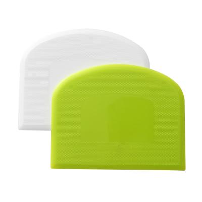 China Silicone Plastic PE Pastry Arch Cake Dough Cutter Soft Viable Scraper for sale