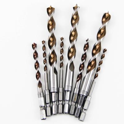 China Make The Hole GOLDMOON Worker Straight Leg Length Hex Shank Metal Cobalt HSS Twist Drill Bits for sale