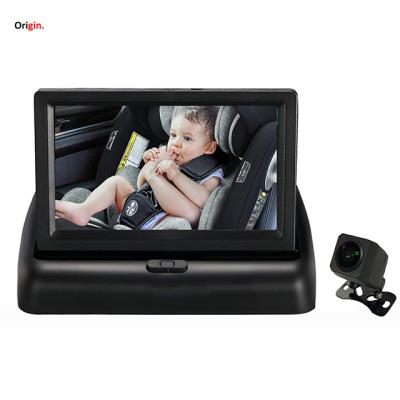 China Internal Car Baby Monitor Custom 120 Degree 4.3