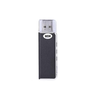 China Mini Electronics Audio Voice Recording 8GB USB 90mAh Drive Device Hidden Flash Digital Voice Recorder for sale