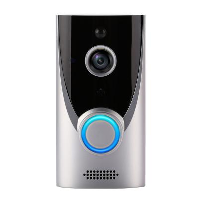 China Built-in Camera WiFi Smart Doorbell Home Visual Wireless Doorbell with Camera Wireless Intercom TUYA Ring Doorbell for sale