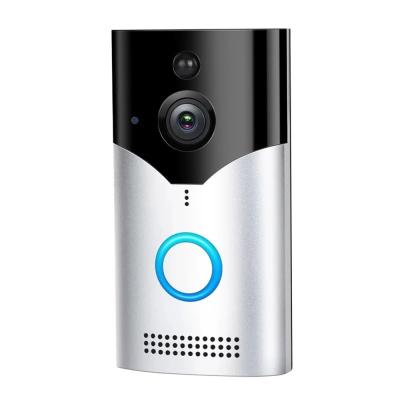 China Built-in Camera WiFi Smart Doorbell Home Visual Wireless Doorbell with Camera Wireless Intercom TUYA Ring Doorbell for sale