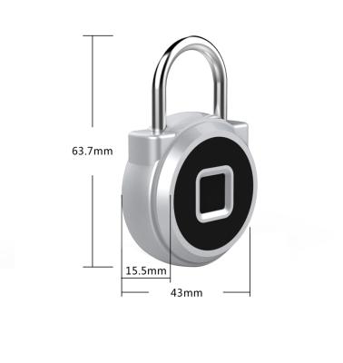 China Zinc Alloy Smart Locksmith Supplies Digital Door Locks Fingerprint Padlocks For Lockers for sale