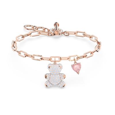 China 2021 Cute Latest Design Micro Zircon Cartoon Bear Inlaid Adjustable Bracelet for sale