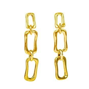 China TRENDY good quality jewelry fashion women joyeria original gold earrings unode50 for sale