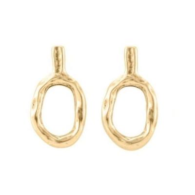 China FASHIONABLE women spanish original alloy zamak unode50 shape irregular geometric earrings for sale