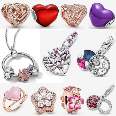 China Good Polish Love Your Mum Charm Pack Gold Plated 925 Sterling Silver Pendant Necklace For Pandora Charms for sale