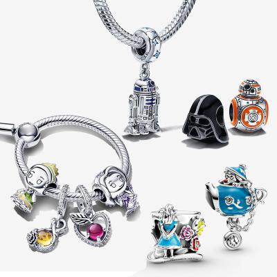 China Environmental Friendly Gold Plated Jewelry Wholesale 925 Sterling Silver Enamel Charms Fit For Pandora Bracelets for sale