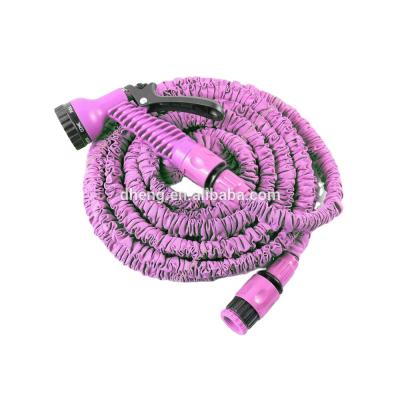 China 100Ft Adjustable Expandable Garden Water Hose With 7 Way Spray Nozzle for sale