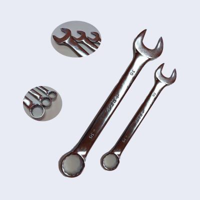 China Carbon Steel Factory Price Chrome Plating Combination Wrench For Mechanical Equipment Repair And Maintenance for sale