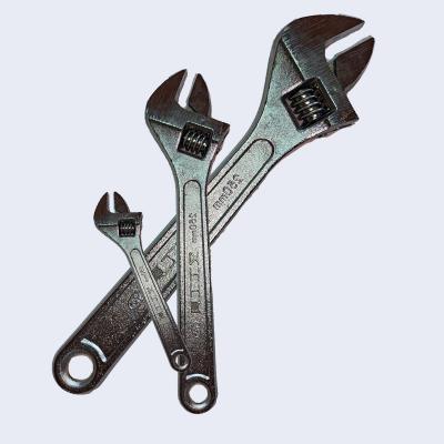 China High Quality Universal Carbon Steel DIY Tools Hardware Tools 8mm 10mm Adjustable Wrench 12mm for sale