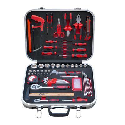 China Aluminum Tool Kit 95PC Portable Blow Case Tool Kit with Socket Wrench Repair Tool Kit for sale