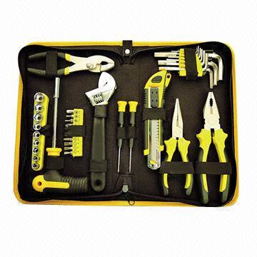 China High Quality Portable Tool Kit Combination 36pcs Tools Kit With Zipper Bag for sale