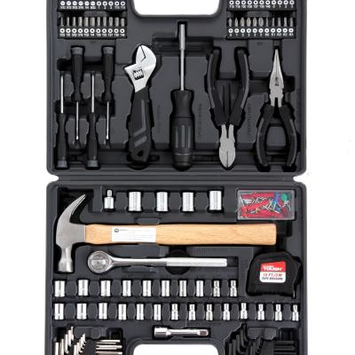 China High Quality Portable 116 Pieces Household Tool Kit Tool Kit In Blow Molding Case for sale