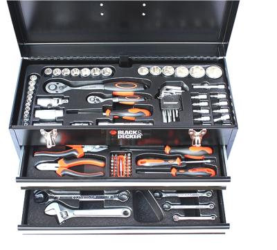 China Portable High Quality DIY Tool Kit With Metal Case (EVA TRAY) 103 Piece Combination Tool Kit for sale