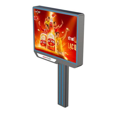 Китай Custom p6 8000nits IP65 waterproof advertising display outdoor led billboard 4G system with HDMI продается