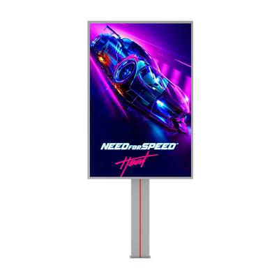 China Op maat gemaakt hoogwaardig ontwerp p6 8000nits staal waterdicht IP65 led billboard buiten advertenties Te koop