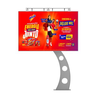 Cina Easy installation IP65 waterproof p6 8000nits steel advertising digital screen led video wall in vendita