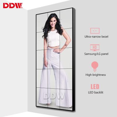 China Business Multi Display Video Wall , 500 Nits Brightness 5x3 Vertical Video Wall for sale