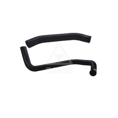 China Excavator E320D Rubber Hose Upper And Down Radiator Water Hose 245-9177 245-9178 E320D Water Hose for sale