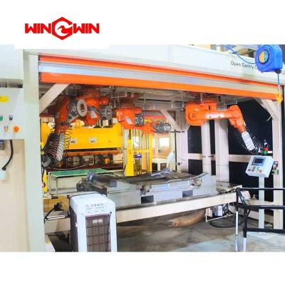 China High Efficiency ABB Automatic CNC Water Jet Cutting Machine For Cutting Soft Material for sale