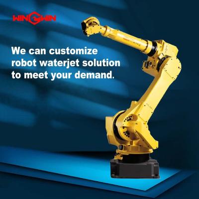 China Fanuc's Robotic Waterjet Cutter Workstation for Metal Waterjet Marble Cutting for sale