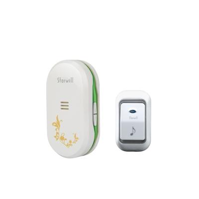 China Long Range Modern Wireless Doorbell Door Chime Ring Wireless Doorbell for sale