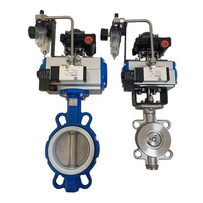 China High quality General Skycity dn80 dn200 dn50 butterfly valve pneumatic butterfly valve for sale