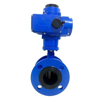 China General Skycity Model JG90-D2-DX-MF1 DN50-DN200 Size 4 Inch Motorized Flange Type Butterfly Valve for sale