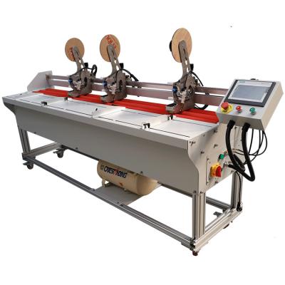 China Building Material Shops TMS 2200 # Factory # Tape Outlet Applicator Machine For Paper Tape Application Machine For Kraft Paper /for PVC Board for sale