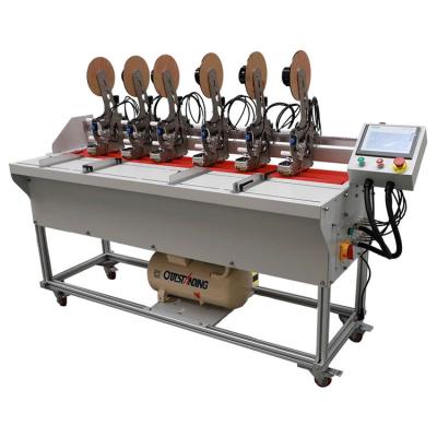 China Building Material Shops TMS 1600# Factory # Tape Outlet Applicator Machine For Paper Tape Application Machine For Kraft Paper /for PVC Board for sale