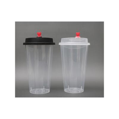 China Juce Wholesale Single Wall High Quality Plastic Transparent Cup Plastic Cups Disposable for sale