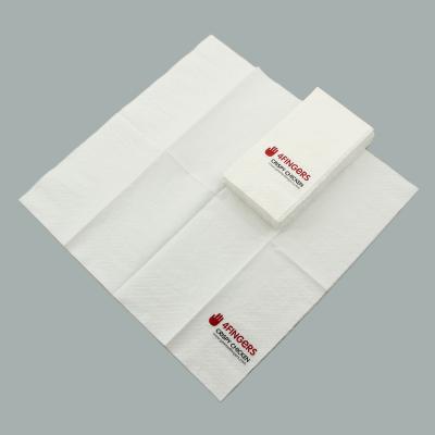 China Printed Printed Napkin Supplier Printed Food Custom Contact Printing Paper Napkin Factory Logo Safe Quality for sale