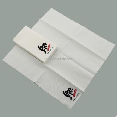 China White Fold Dinner Napkin Paper Dinner Napkins Ready Custom Printing Dinner Napkins for sale