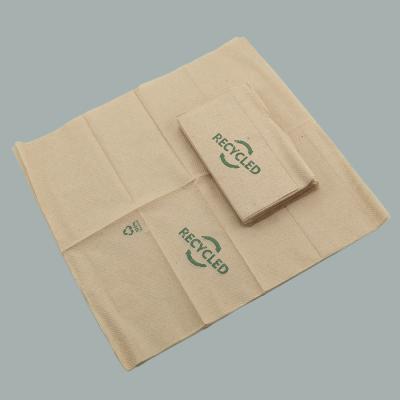 China Brown Unbleached Recycled Towel Biodegradable And Compostable Food Safe Brown Towel Towel for sale