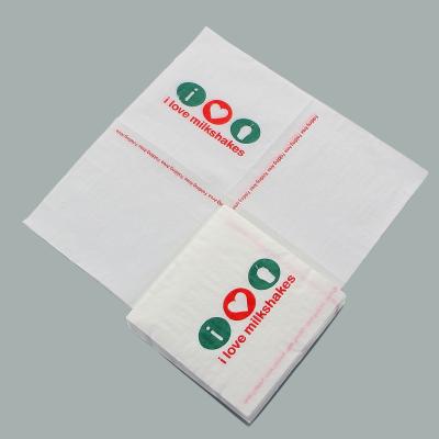 China Personalized custom logo printed beverage napkins coffee napkins printed cocktail napkin 1-4ply food contact safe for sale