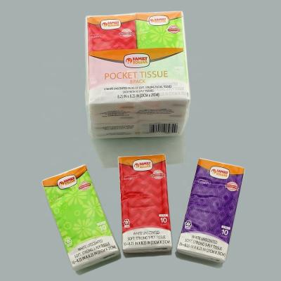 China Pocket Tissue Pocket Cloth Supplier Travel Package Face Tissue for sale