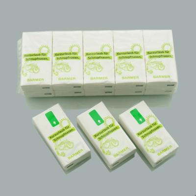 China Pocket Tissue Facial Paper 4 Ply Ultra Soft Tissues Tissues for sale