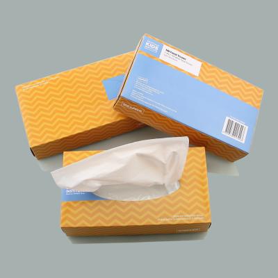 China Bioderadable Flat Tissue Box Tissue Box Facial Tissue Box And Compostable Facial Tissue for sale