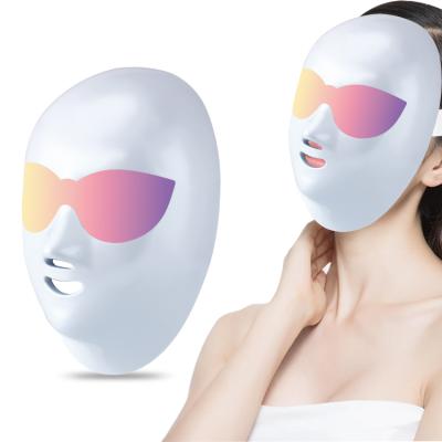 China Skin Tightening Wireless 7 Colors LED Face Mask Beauty Light Factory PDT Mask High End Touch Control LED Light Therapy for sale