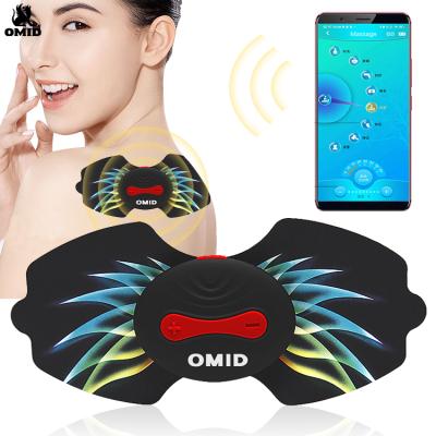 China Comfortable TEN Foot Neck Massager Electric Back Pain Relief Massaging Tools Mini Massage Stickers for sale