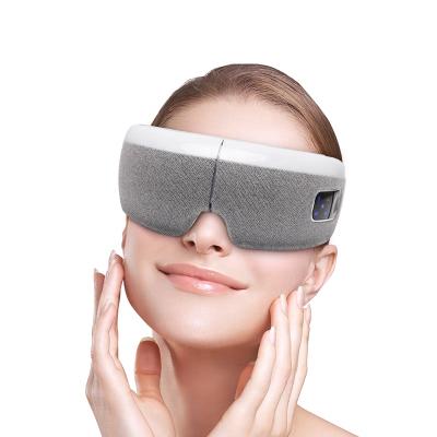 China Hot Sales Comfortable Electric Eye Massager Foldable Rechargeable Eye Care Device Eye And Lip Massager With Heat Vibration Air for sale