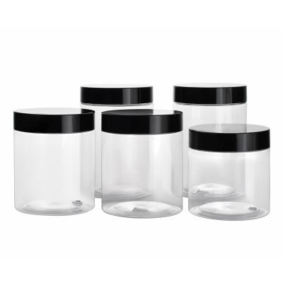 China Food 1 oz 2 oz 3 oz 4 oz 5 oz 6 oz 8 oz 10 oz 12 oz 16 oz 32 oz plastic pet jar for sale