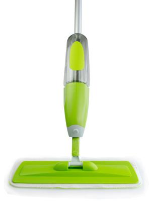 China Green Spray Flat Microfiber Dust Mop For Home Hardwood Floor 600 ml for sale