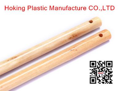 China Customized Varnish Wooden Broom Handles With Italian Thread Eucalyptus Wood for sale