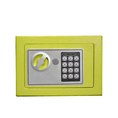 China Personal Office Home Use Small Steel Alloy Drop Security Lock Safe Box With Passcode And Key Lock for sale